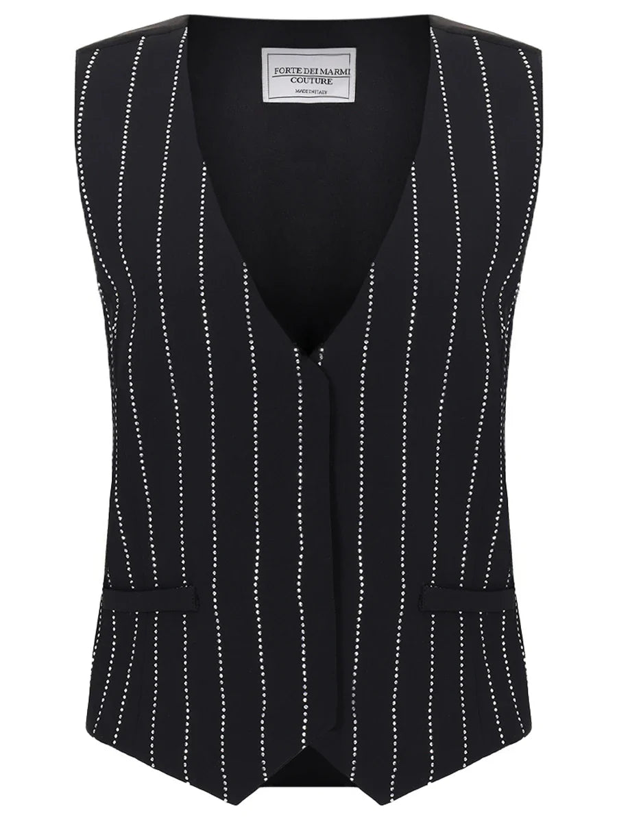 VEST WITH STRASS