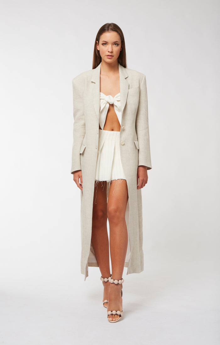 LINEN LONG JACKET